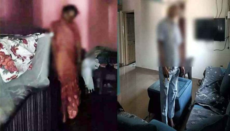 हॉल में पति और कमरे में पत्नी की फंदे पर लटकी मिली लाश, मामला बना ग्रामीणों में चर्चा का विषय, आत्महत्या या कुछ और?, जांच में जुटी कुरूद पुलिस