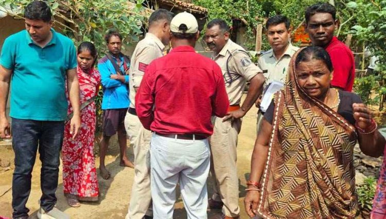 जमीन विवाद में अपाहिज बेटे ने मां को लाठी से हमला कर उतारा मौत के घाट, पिता को किया घायल, आरोपी बेटा रामकुमार गिरफ्तार होकर पहुंचा जेल
