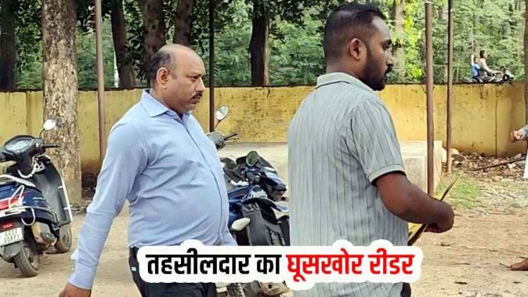 नामांतरण मामले में रिश्वतखोरी का खेल बेनकाब, नाम जोड़ने के बदले 70 हजार की डिमांड, तहसीलदार का रीडर मुकेश 10 हजार रिश्वत लेते गिरफ्तार