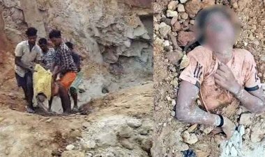 खदान में खुदाई के दौरान बड़ा हादसा, गिट्टी निकालते समय धंसा पत्थर, दो मजदूरों की मौके पर मौत, ग्रामीणों ने शवों को निकाला बाहर, जांच शुरु