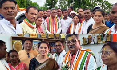 डॉ चरणदास महंत का मैनपुर में जोरदार स्वागत, बोले- भाजपा सरकार गरीब-आदिवासी-किसान-मजदूर सभी की आवाज दबाने की कोशिश कर रही