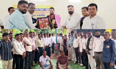 गरियाबंद और मगरलोड में मनाया गया पंचायत सचिव स्थापना दिवस, शासकीयकरण की मांग फिर हुई बुलंद, कथा वाचक आचार्य युवराज पांडे रहे मौजूद