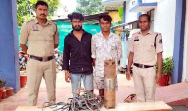 राजिम इलाके के खेत से समर्सिबल पंप और केबल वायर चोरी, पुलिस ने 24 घंटे में किया खुलासा, दो आरोपी गिरफ्तार होकर पहुंचे सलाखों के पीछे