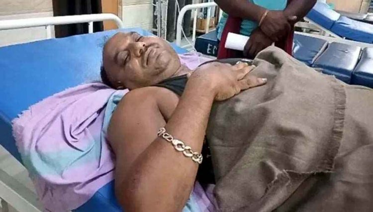 भाजपा किसान मोर्चा के मंडल मंत्री पर लाठी डंडों से हमला कर 60 हजार की लूट, कार में तोड़फोड़, कांग्रेस नेता के बेटे और पुलिस चालक पर लगा आरोप