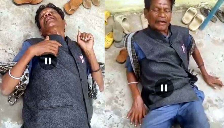 विद्यालय की गरिमा शर्मसार, प्रधान पाठक नशे में गाली–गलौज का वीडियो सोशल मीडिया पर जमकर वायरल, ग्रामीणों में आक्रोश का माहौल