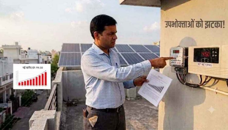 छत्तीसगढ़ में रूफटॉप सोलर उपभोक्ताओं को लगा झटका, अतिरिक्त बिजली की खरीद दर 22% घटी, अब 56 पैसे प्रति यूनिट होगा कम भुगतान