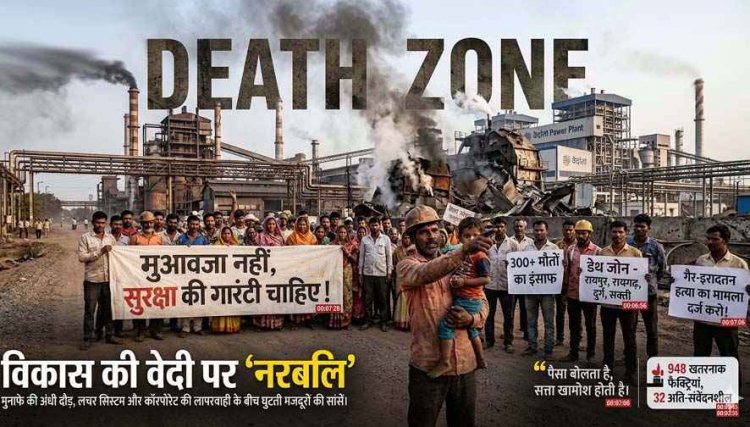 विकास की वेदी पर 'नरबलि': छत्तीसगढ़ के औद्योगिक क्षेत्र क्यों बन रहे हैं 'डेथ जोन'?, औद्योगिक दुर्घटनाओं के सरकारी आंकड़ें, 17 महीनों में 196 मजदूरों की मौत