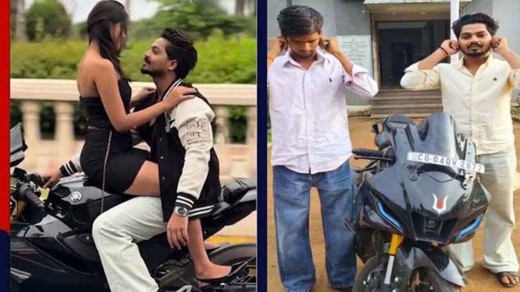 सड़क पर अश्लीलता का वीडियो पड़ा भारी, वायरल होते ही हरकत में आई पुलिस… थाने में कान पकड़कर माफी मांगता दिखा स्टंटबाज और उसका साथी