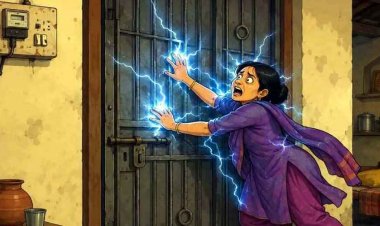 दरवाजा खोलने के दौरान लोहे के दरवाजे में दौड़ा करंट, खेत से लौटे माता-पिता तो दरवाजे में चिपकी मिली 25 वर्षीय बेटी, लाश देख निकल पड़े आंसू
