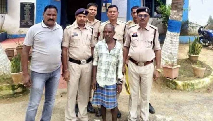 गरियाबंद में पत्नी को उतारा मौत के घाट, हत्या के बाद आरोपी फरार, पुलिस ने मर्डर करने वाले रामसिंग को एक महीने से बाद गिरफ्तार कर भेजा सलाखों के पीछे