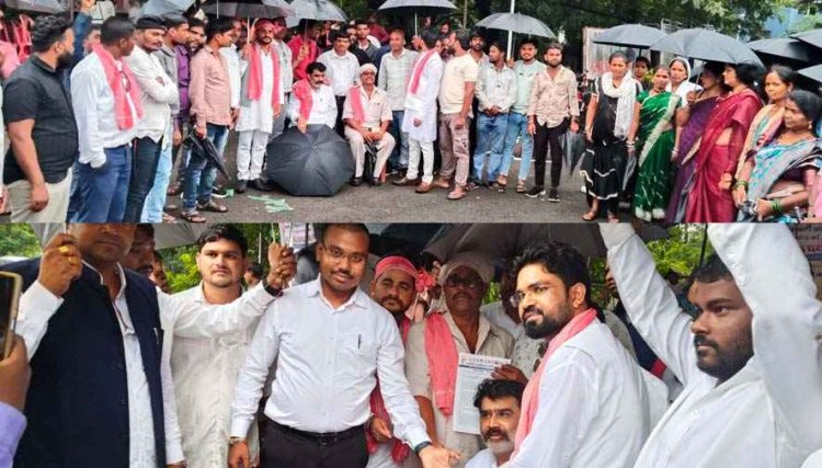 ACB समूह की कोल वाशरियों एवं ताप विद्युत परियोजनाओं की 1999 से वर्तमान तक सीबीआई–एसआईटी जांच की मांग, धरना देकर सौंपा ज्ञापन