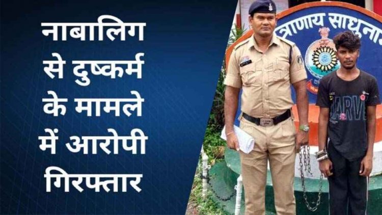 नाबालिग लड़की को बहला-फुसलाकर किया दुष्कर्म, अपहरण और पॉक्सो एक्ट के तहत केस दर्ज, अभनपुर पुलिस ने आरोपी चरण को गिरफ्तार कर भेजा जेल