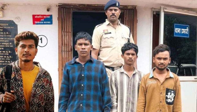 रायपुर में डबल मर्डर, प्रेमी-प्रेमिका पर चाकू से हमला, युवक की मौत, इधर छेड़खानी के विवाद में हत्या, पांच आरोपी गिरफ्तार, 2 नाबालिग सहित 5 आरोपी गिरफ्तार