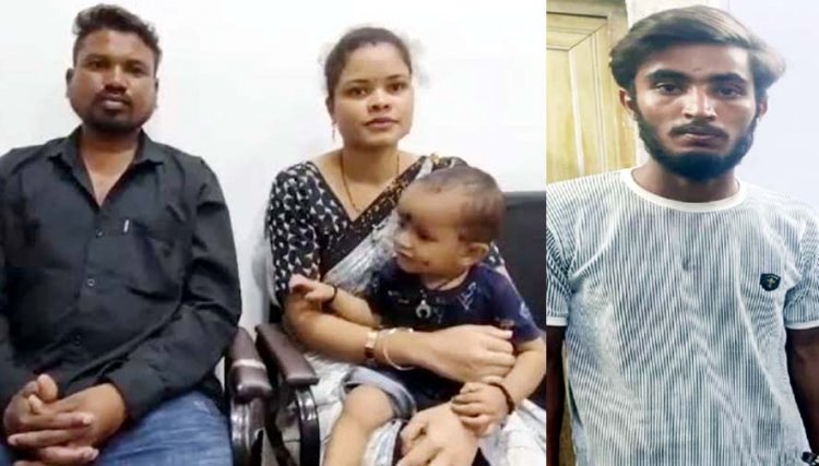 घर में घुसकर एक वर्षीय बच्चे का अपहरण, मां को धमकाकर जबरन ले गया आरोपी, 5 घंटे में नागपुर से बरामद, हिरासत में पूर्व प्रेमी पवन साहू, बाइक जप्त