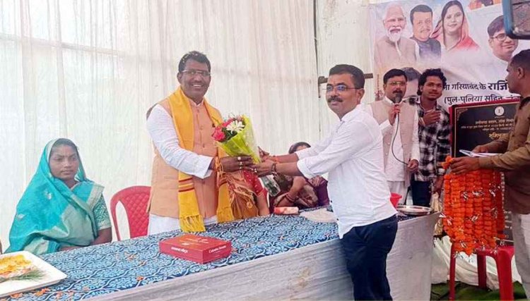 145 करोड़ रुपए के सड़क निर्माण कार्य का विधायक रोहित साहू ने किया भूमि पूजन, राजिम-छुरा 45 किमी सड़क चौड़ीकरण कार्य का किया शुभारंभ