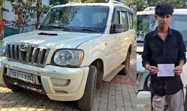 स्टेडियम में स्कॉर्पियो से खतरनाक स्टंटबाजी, वीडियो वायरल होने के बाद पुलिस ने लिया एक्शन, 10,300 रुपये का लगाया जुर्माना, वाहन भी जब्त